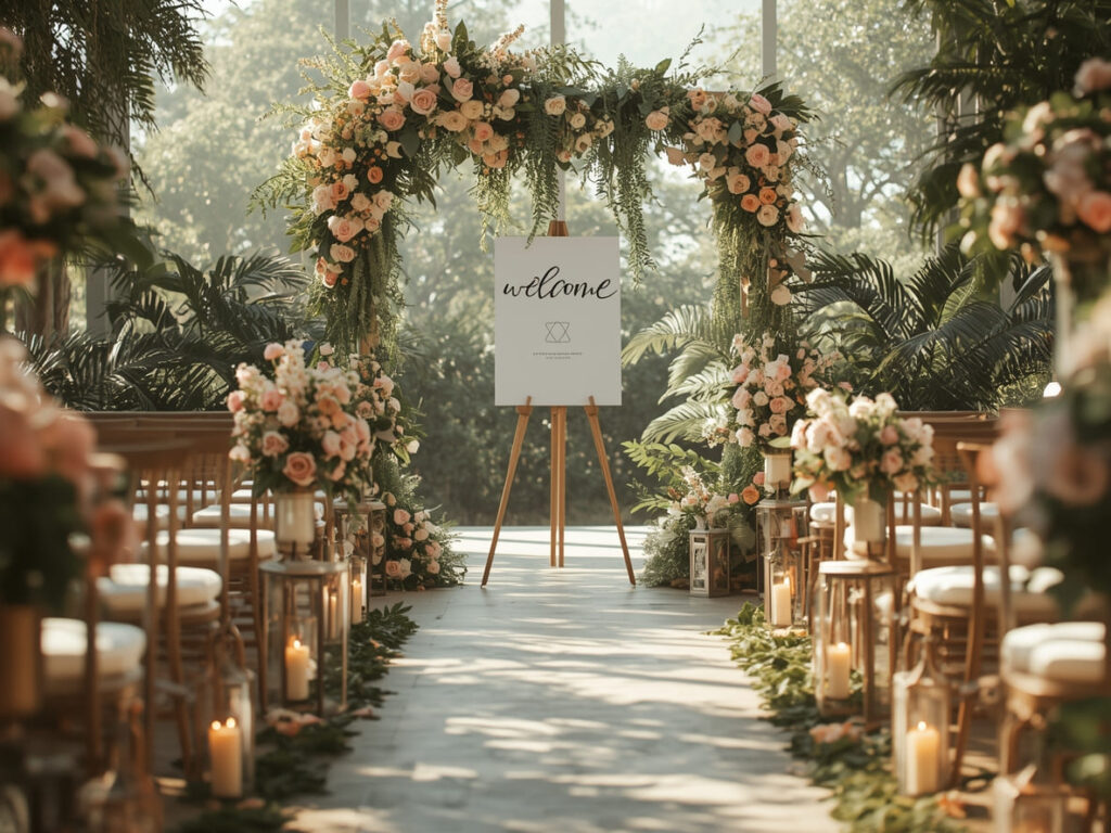 Entrance and Aisle Decorations