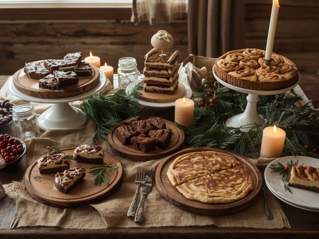 Christmas Dessert Display Styles for Different Events