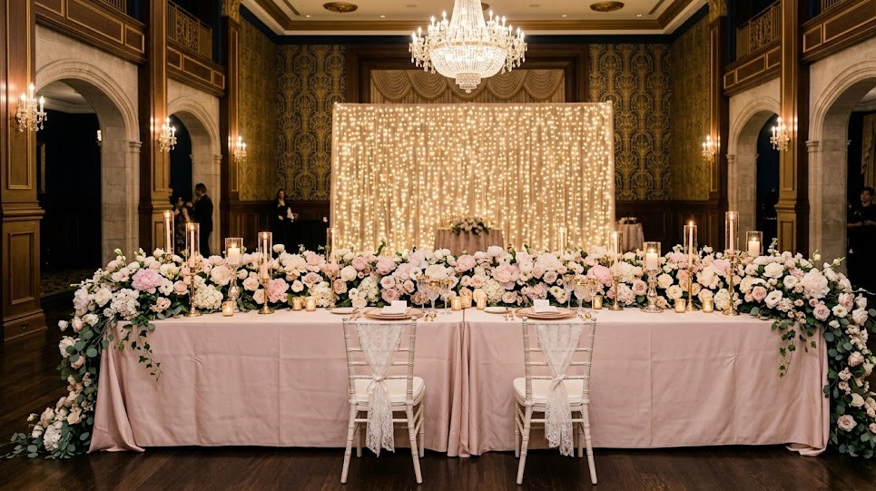 Wedding Head Table Decoration