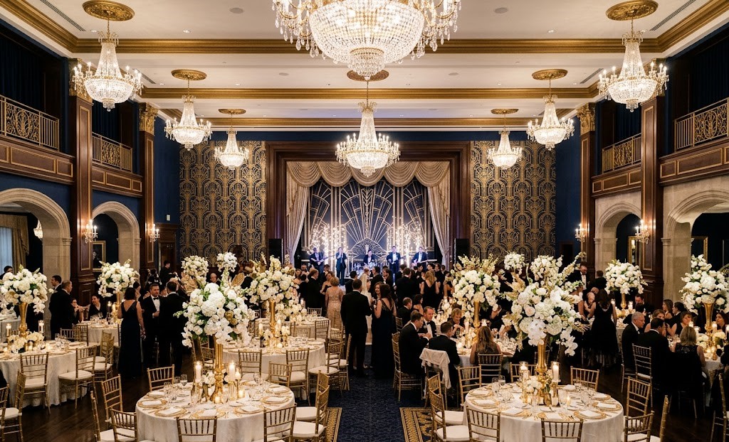 Wallpaper Wedding Backdrop