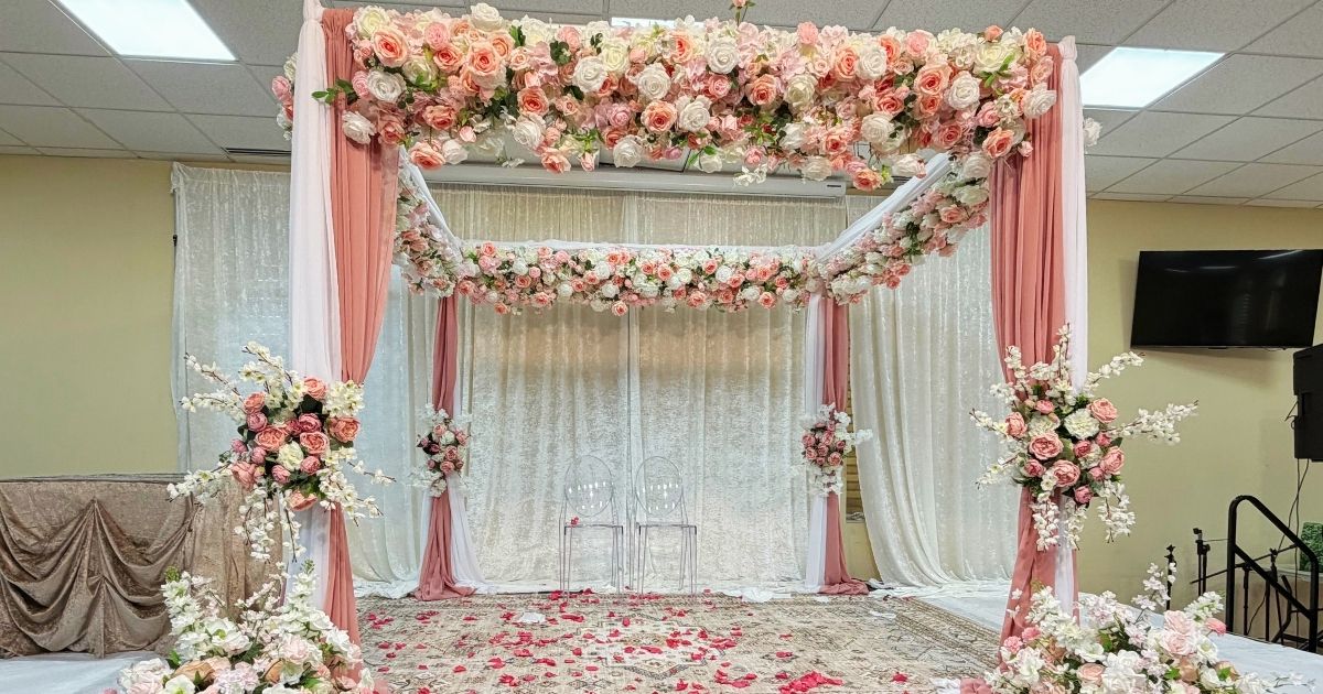 South Asian wedding stage decor Windsor Ontario