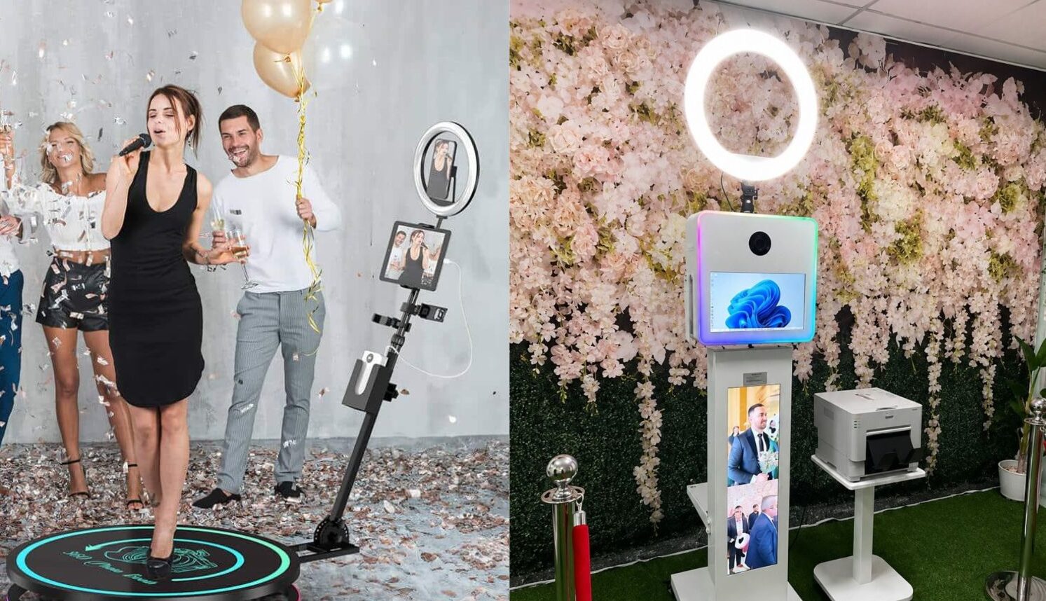 360 photo booth vs regular photo booth